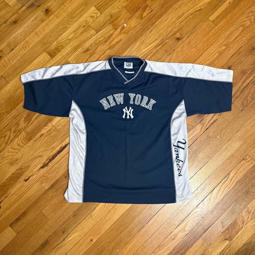 Lee Sport New York Yankees MLB Jersey Navy Gray